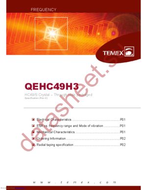QEHC49H3330HQ5016 datasheet  