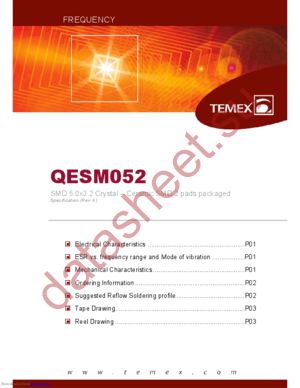 QESM052 datasheet  