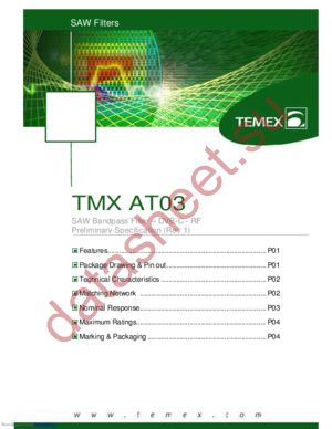 TMXTA03 datasheet  