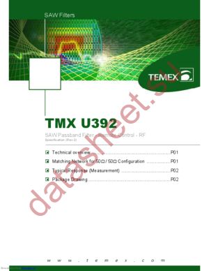 TMXU392 datasheet  