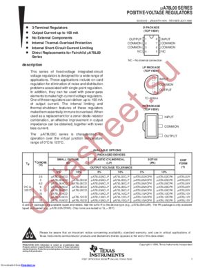 MA78L15ACPK datasheet  