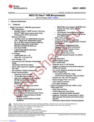 AM3505AZCNA datasheet  