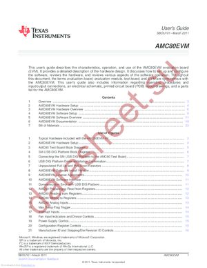 AMC80EVM datasheet  