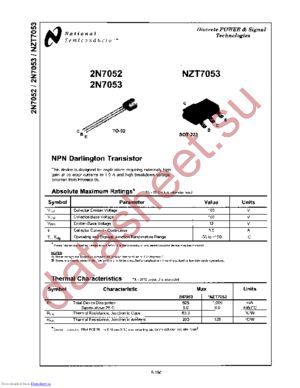 2N7052/D26Z-J61Z datasheet  