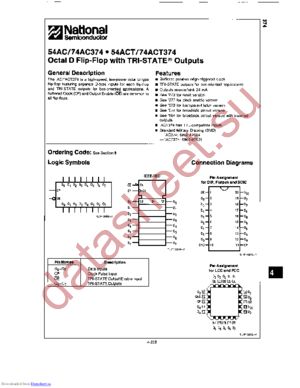 74AC374SCQR datasheet  