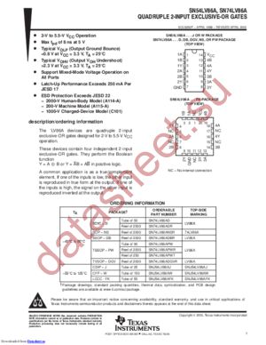 SN74LV86ADB datasheet  