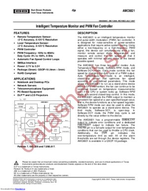 amc6821 datasheet  