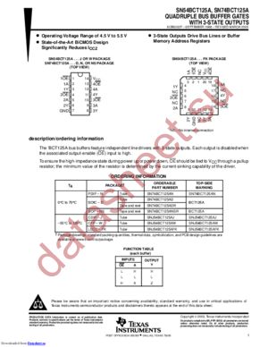 BCT125A datasheet  