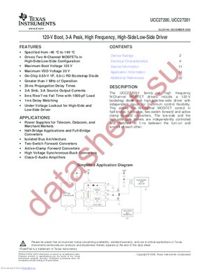 UCC27200_07 datasheet  