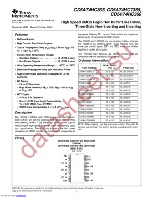 HC366 datasheet  