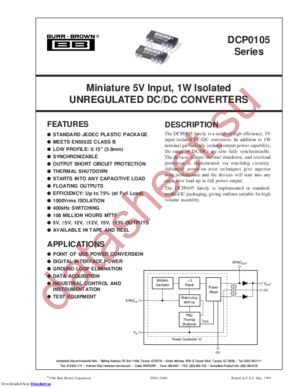 DCP010507DBP-U datasheet  
