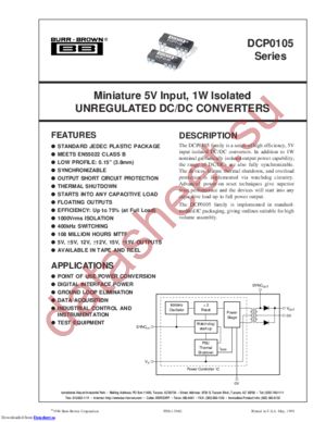 DCP010507DBP datasheet  