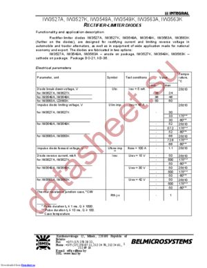 IW3527K datasheet  