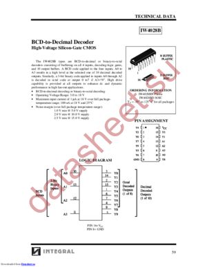 IW4520BD datasheet  