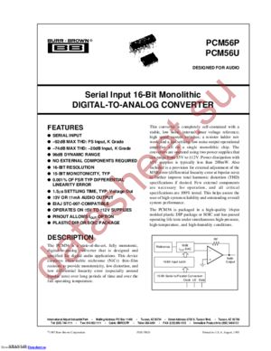 PCM56U1KG4 datasheet  