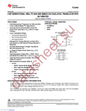 TCA9406DCTR datasheet  