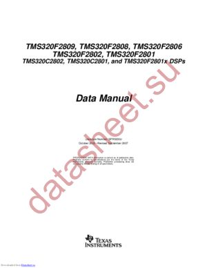 TMS320C2801PZQ datasheet  
