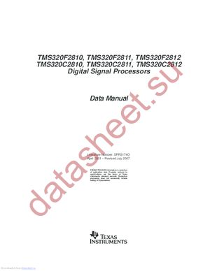 TMS320C2812ZHHQ datasheet  