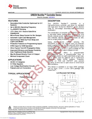 UCC24610EVM-693 datasheet  