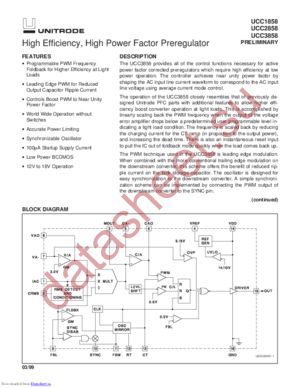 UCC1858DW datasheet  