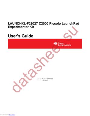 LAUNCHXL-F28027 datasheet  