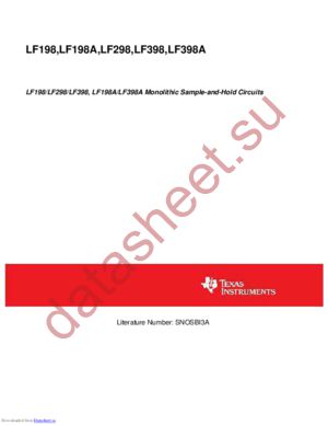 LF398-N datasheet  