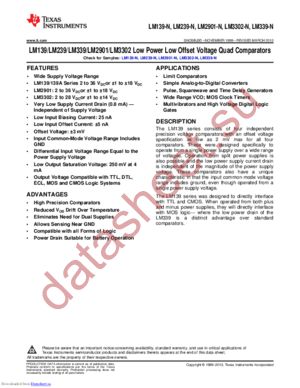 LM2901N/PB datasheet  