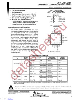 LM311PS datasheet  