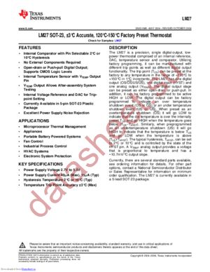 LM27CIM5-1HJ/NOPB datasheet  