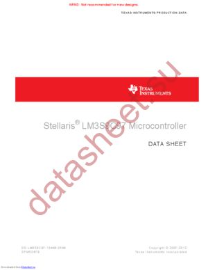 LM3S9C97-IQC80-A2 datasheet  