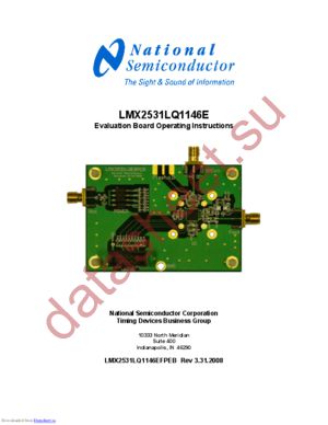 LMX25311146EVAL/NOPB datasheet  