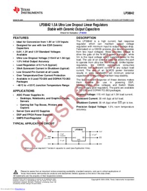 LP38842S-0.8/NOPB datasheet  