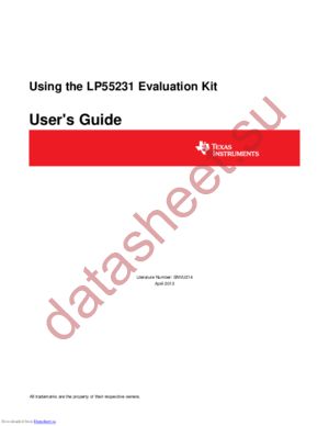 LP55231SQEVM datasheet  