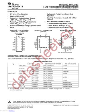 SN74LV138ADGV datasheet  