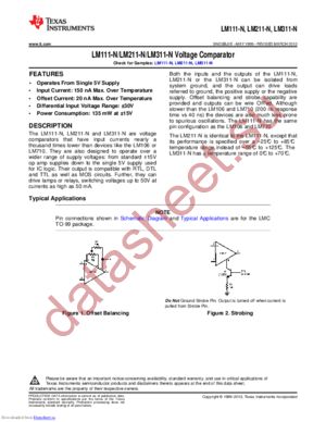 MLM311P datasheet  