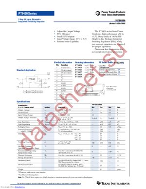 PT6424 datasheet  