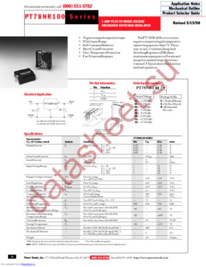 PT78VR107V datasheet  