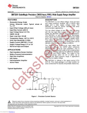 SM72501MFE/NOPB datasheet  