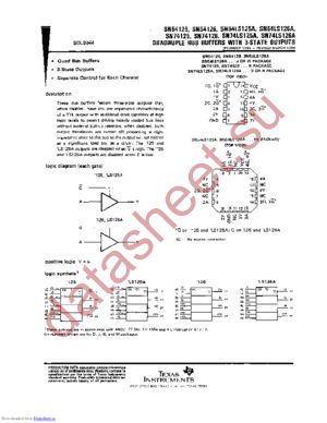 SN74126N datasheet  