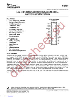 TJ1230 datasheet  