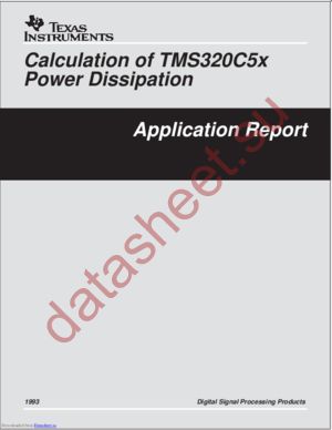TMS320BC53SPZ80 datasheet  