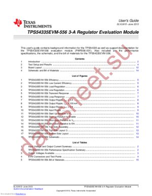 TPS54335EVM-556 datasheet  