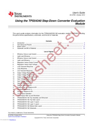 TPS54340EVM-182 datasheet  