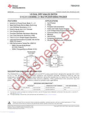 TS5A23159_09 datasheet  