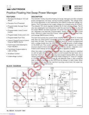 UCC1917J datasheet  