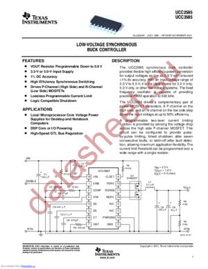 UCC2585DR datasheet  