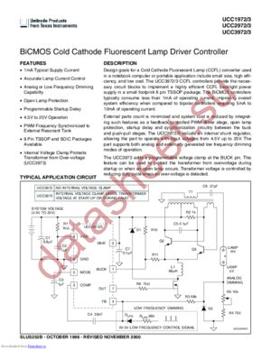 UCC1972N datasheet  