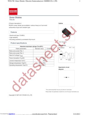 TFZTR4.7B datasheet  