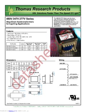 480-347-277-460VA datasheet  