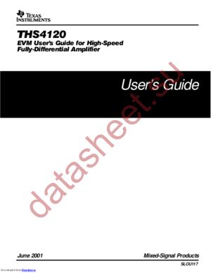 THS4121IDGNG4 datasheet  